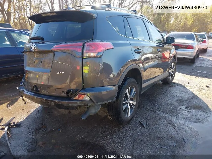 2018 Toyota Rav4 Adventure/Xle VIN: 2T3WFREV4JW430970 Lot: 40860408