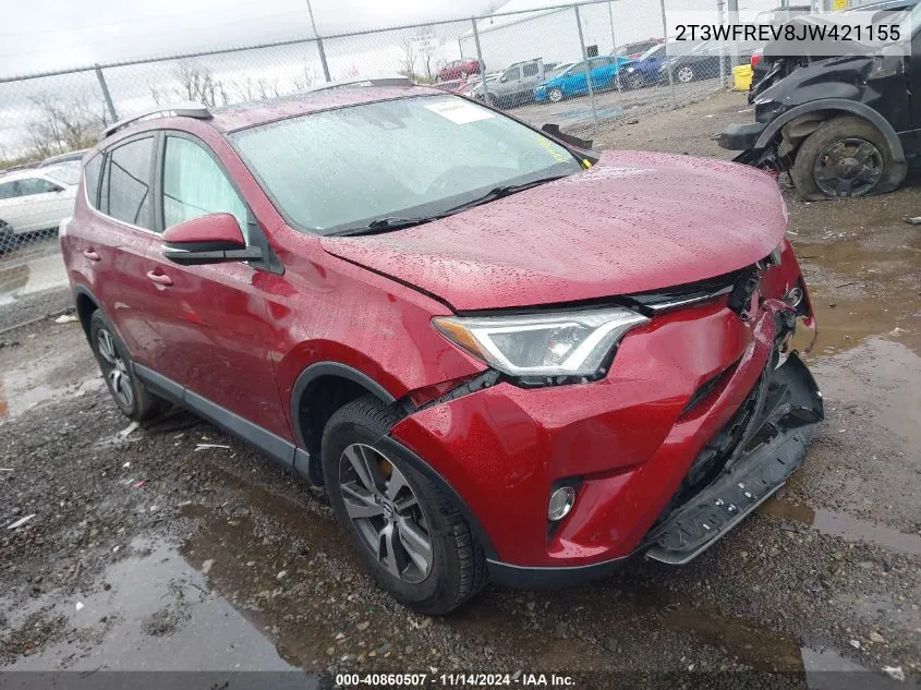 2018 Toyota Rav4 Adventure/Xle VIN: 2T3WFREV8JW421155 Lot: 40860507