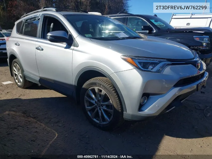 2018 Toyota Rav4 Limited/Se/Platinum VIN: 2T3DFREV6JW762299 Lot: 40862761