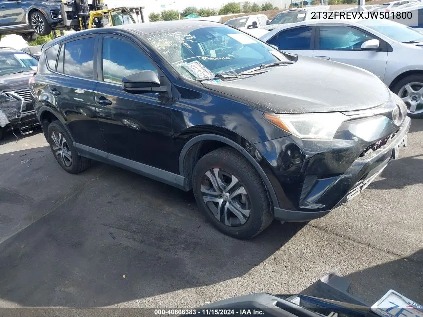 2018 Toyota Rav4 Le VIN: 2T3ZFREVXJW501800 Lot: 40866383