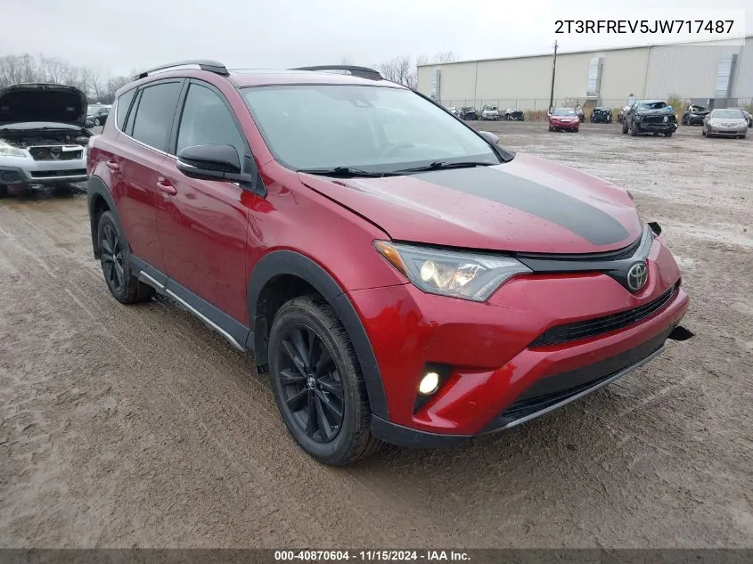 2018 Toyota Rav4 Adventure/Xle VIN: 2T3RFREV5JW717487 Lot: 40870604