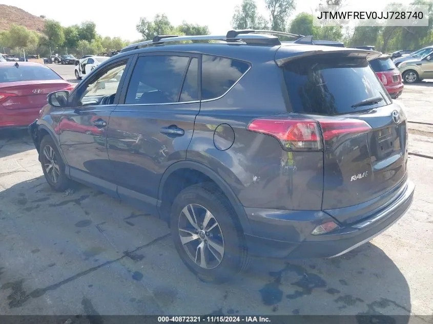 2018 Toyota Rav4 Adventure/Xle VIN: JTMWFREV0JJ728740 Lot: 40872321