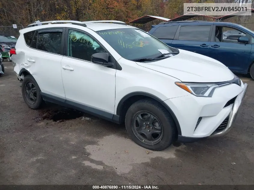 2018 Toyota Rav4 Le VIN: 2T3BFREV2JW845011 Lot: 40876890