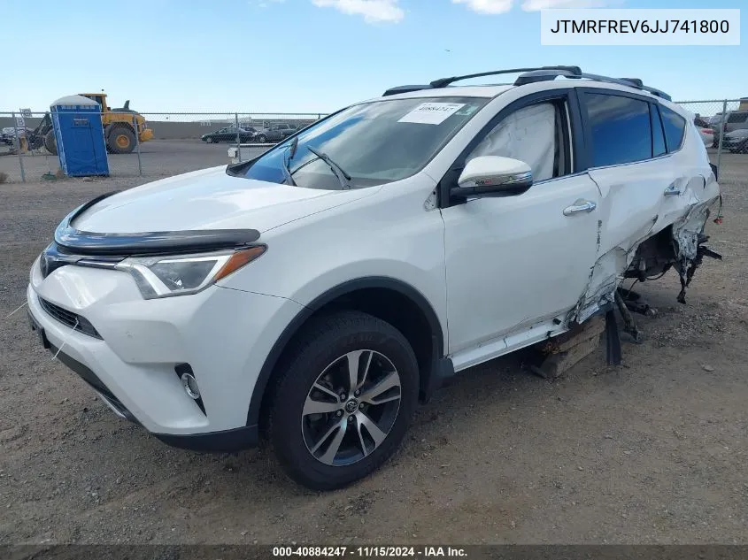 2018 Toyota Rav4 Adventure/Xle VIN: JTMRFREV6JJ741800 Lot: 40884247