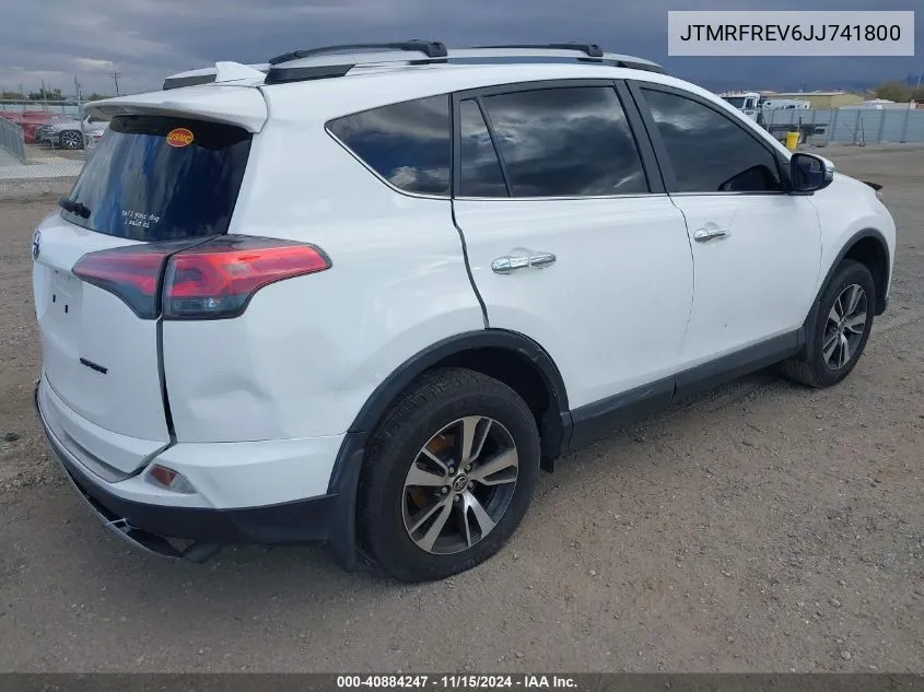 2018 Toyota Rav4 Adventure/Xle VIN: JTMRFREV6JJ741800 Lot: 40884247