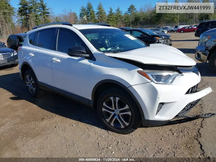 2018 Toyota Rav4 Le VIN: 2T3ZFREVXJW441999 Lot: 40888634