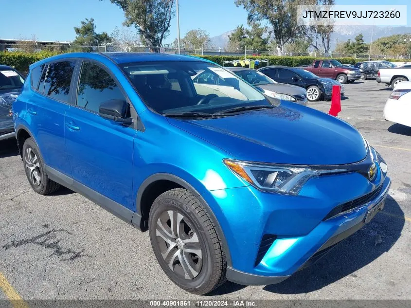 2018 Toyota Rav4 Le VIN: JTMZFREV9JJ723260 Lot: 40901861