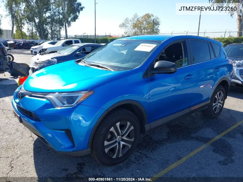 2018 Toyota Rav4 Le VIN: JTMZFREV9JJ723260 Lot: 40901861