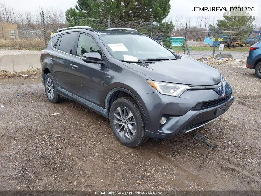 2018 Toyota Rav4 Hybrid Xle VIN: JTMRJREV9JD201726 Lot: 40903554