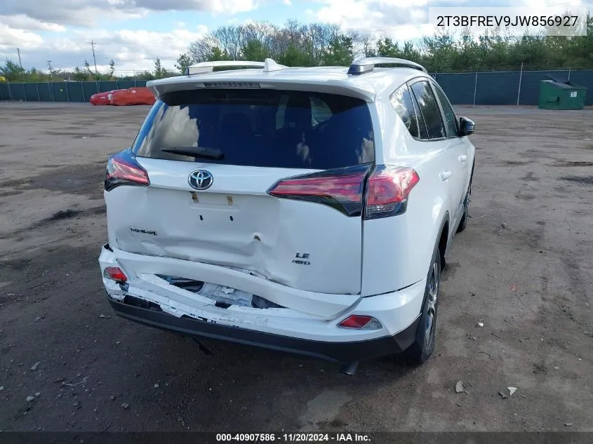 2018 Toyota Rav4 Le VIN: 2T3BFREV9JW856927 Lot: 40907586