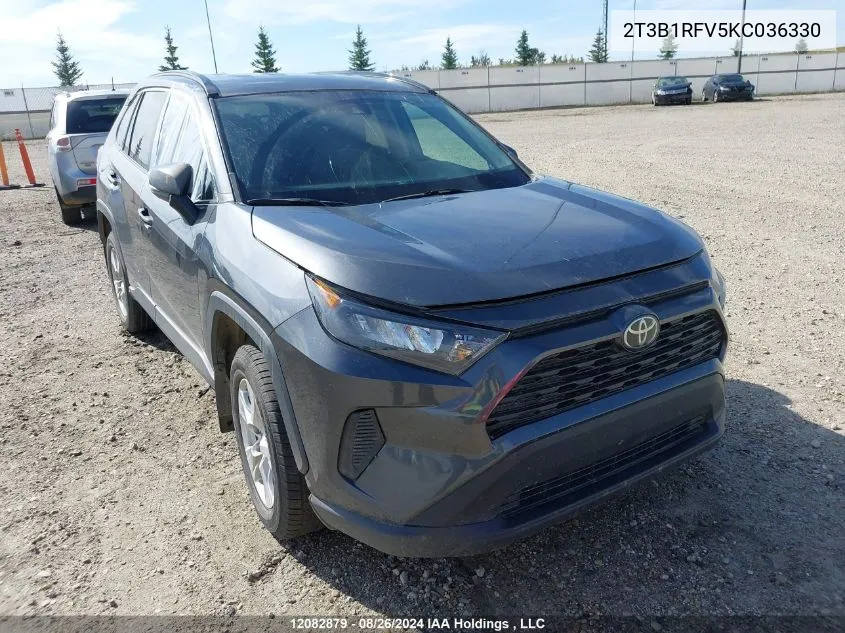 2019 Toyota Rav4 Le VIN: 2T3B1RFV5KC036330 Lot: 12082879