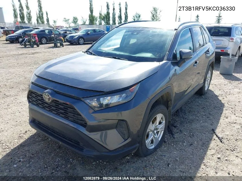 2019 Toyota Rav4 Le VIN: 2T3B1RFV5KC036330 Lot: 12082879