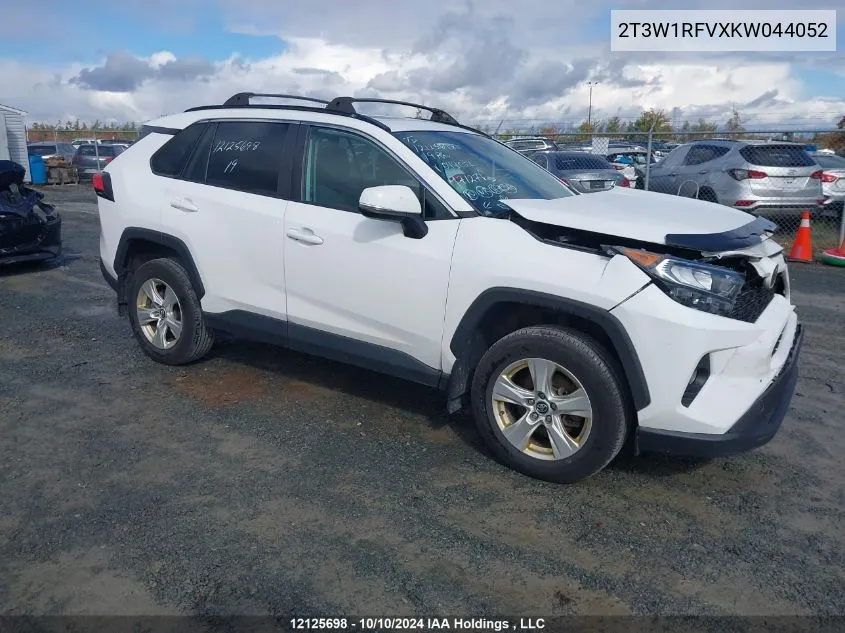 2019 Toyota Rav4 Xle VIN: 2T3W1RFVXKW044052 Lot: 12125698