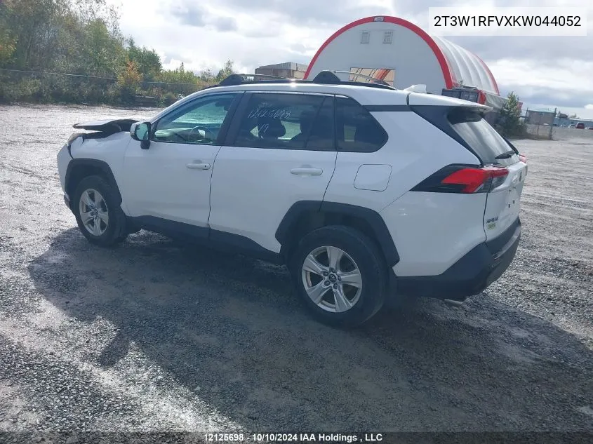 2019 Toyota Rav4 Xle VIN: 2T3W1RFVXKW044052 Lot: 12125698