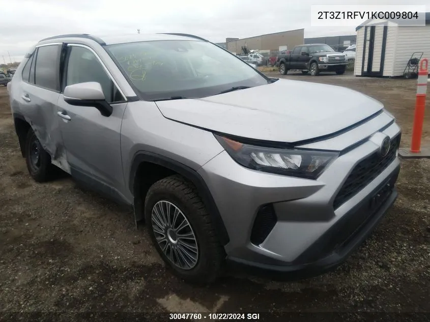 2019 Toyota Rav4 Le VIN: 2T3Z1RFV1KC009804 Lot: 30047760