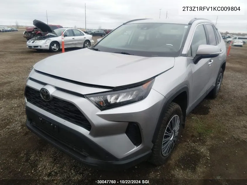 2019 Toyota Rav4 Le VIN: 2T3Z1RFV1KC009804 Lot: 30047760