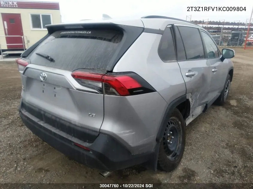 2T3Z1RFV1KC009804 2019 Toyota Rav4 Le