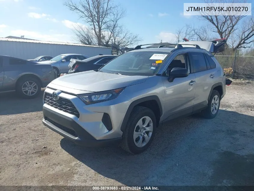 JTMH1RFV5KJ010270 2019 Toyota Rav4 Le