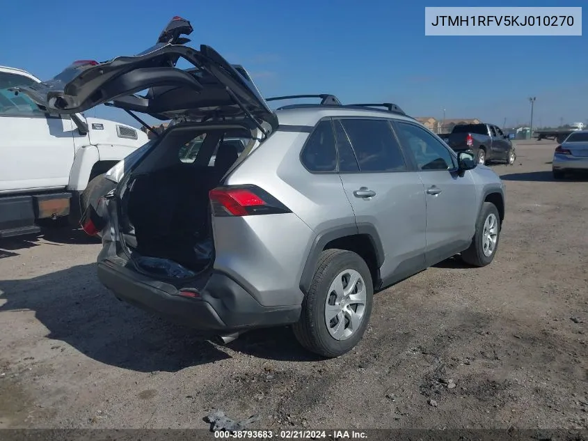 JTMH1RFV5KJ010270 2019 Toyota Rav4 Le