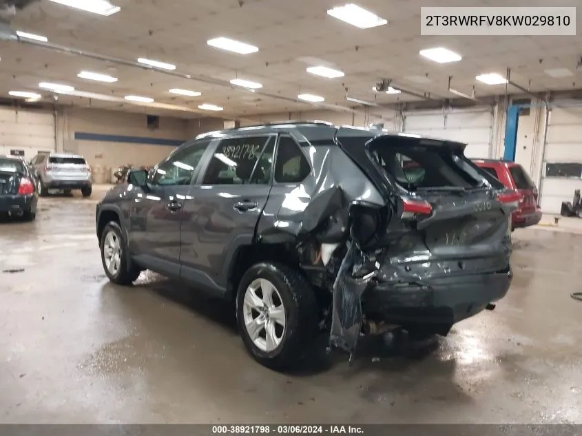 2T3RWRFV8KW029810 2019 Toyota Rav4 Hybrid Xle