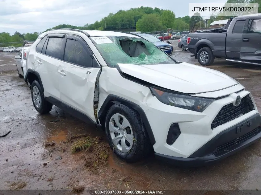 JTMF1RFV5KD008721 2019 Toyota Rav4 Le