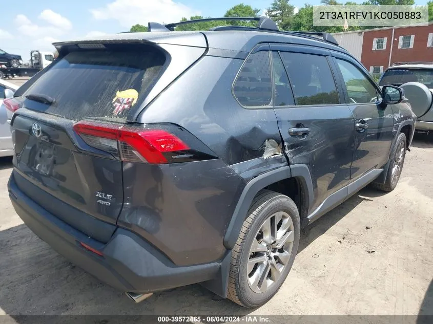 2019 Toyota Rav4 Xle Premium VIN: 2T3A1RFV1KC050883 Lot: 39572465