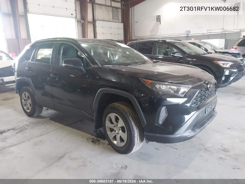 2019 Toyota Rav4 Le VIN: 2T3G1RFV1KW006682 Lot: 39683187