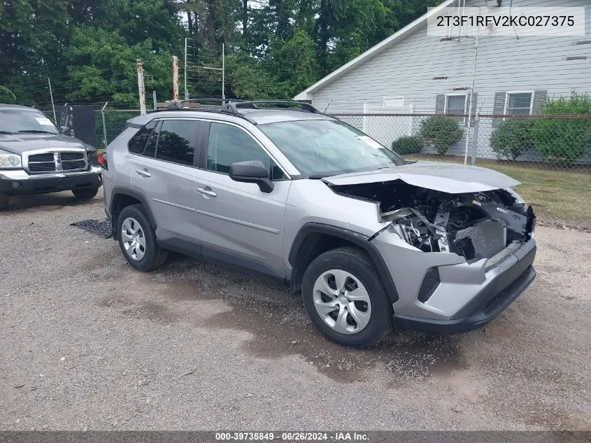 2019 Toyota Rav4 Le VIN: 2T3F1RFV2KC027375 Lot: 39735849