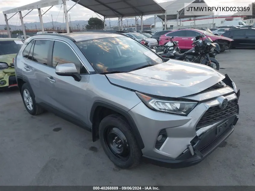 JTMW1RFV1KD023359 2019 Toyota Rav4 Xle