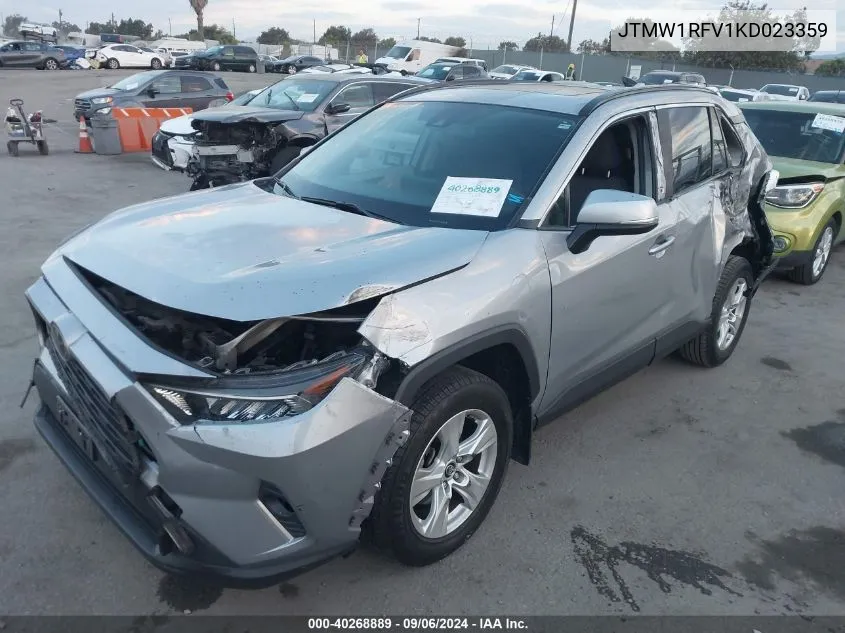 JTMW1RFV1KD023359 2019 Toyota Rav4 Xle