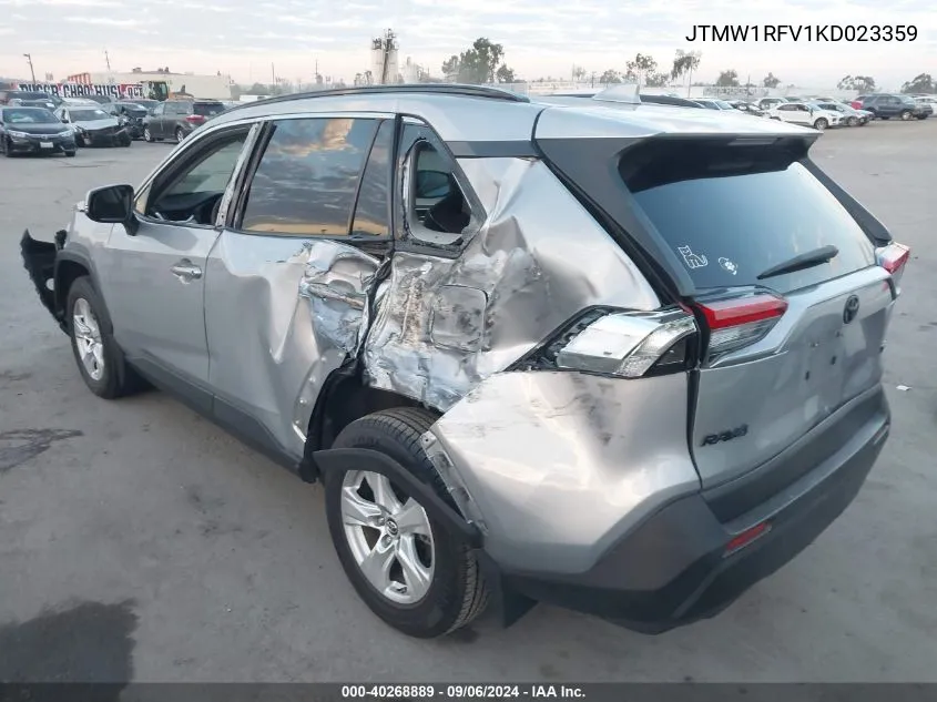 JTMW1RFV1KD023359 2019 Toyota Rav4 Xle