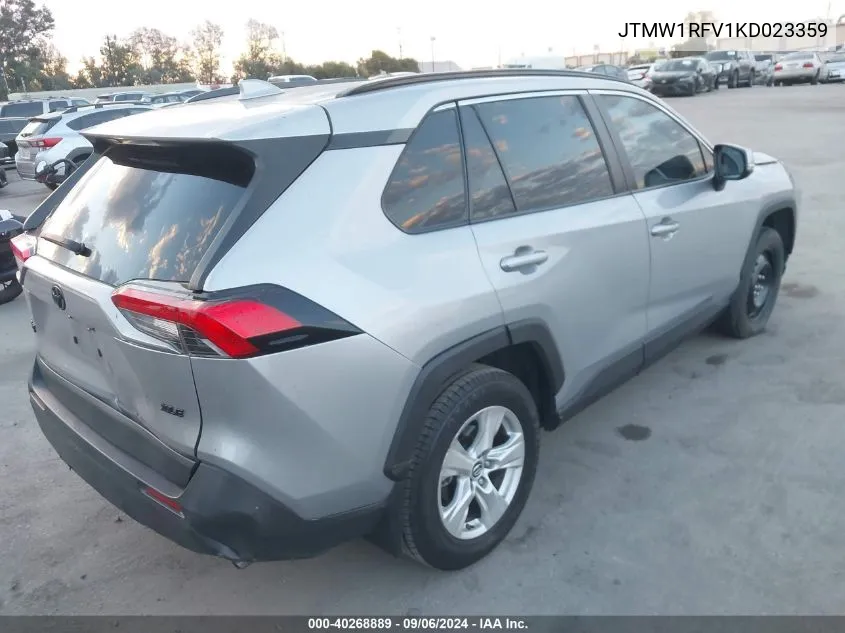 JTMW1RFV1KD023359 2019 Toyota Rav4 Xle