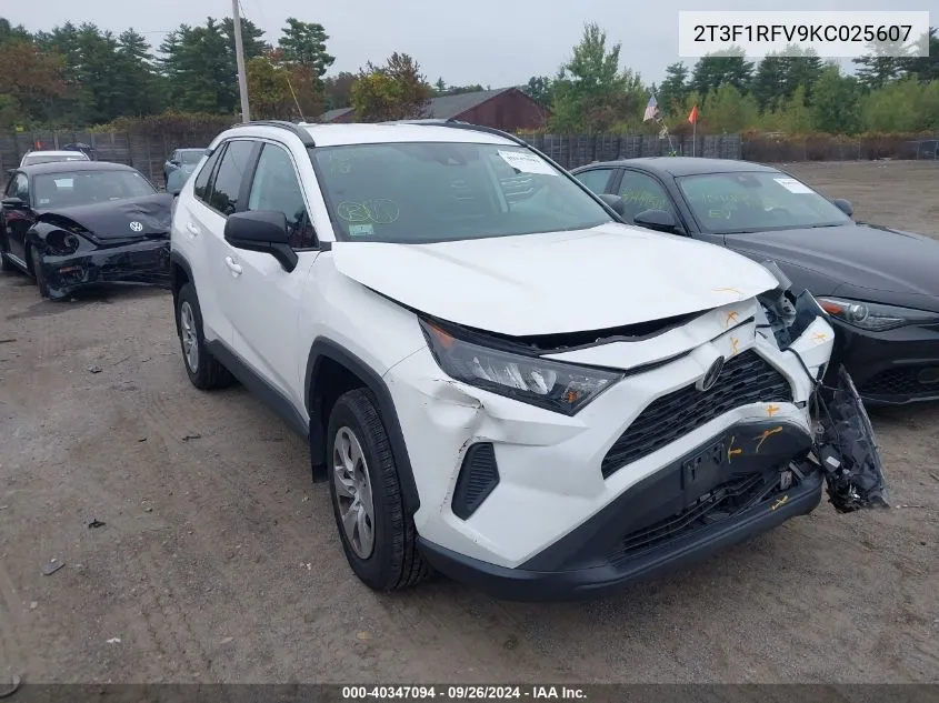 2T3F1RFV9KC025607 2019 Toyota Rav4 Le