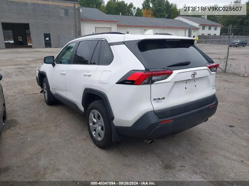 2T3F1RFV9KC025607 2019 Toyota Rav4 Le