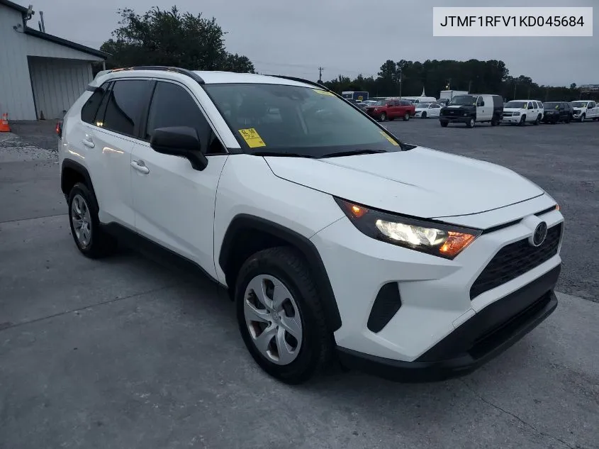 JTMF1RFV1KD045684 2019 Toyota Rav4 Le