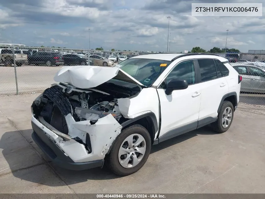 2T3H1RFV1KC006476 2019 Toyota Rav4 Le