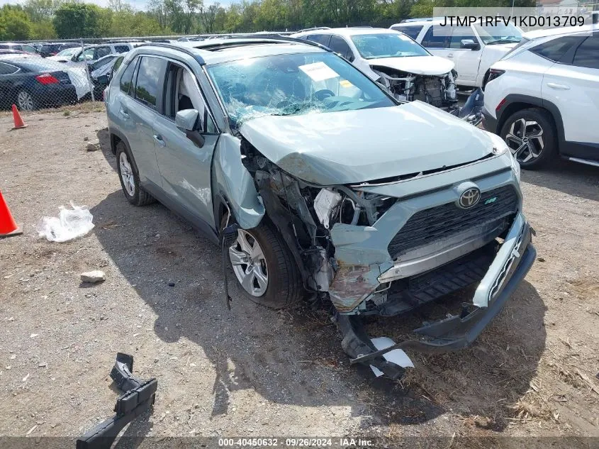 JTMP1RFV1KD013709 2019 Toyota Rav4 Xle