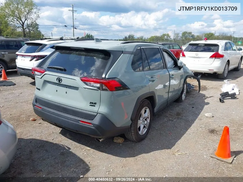 JTMP1RFV1KD013709 2019 Toyota Rav4 Xle