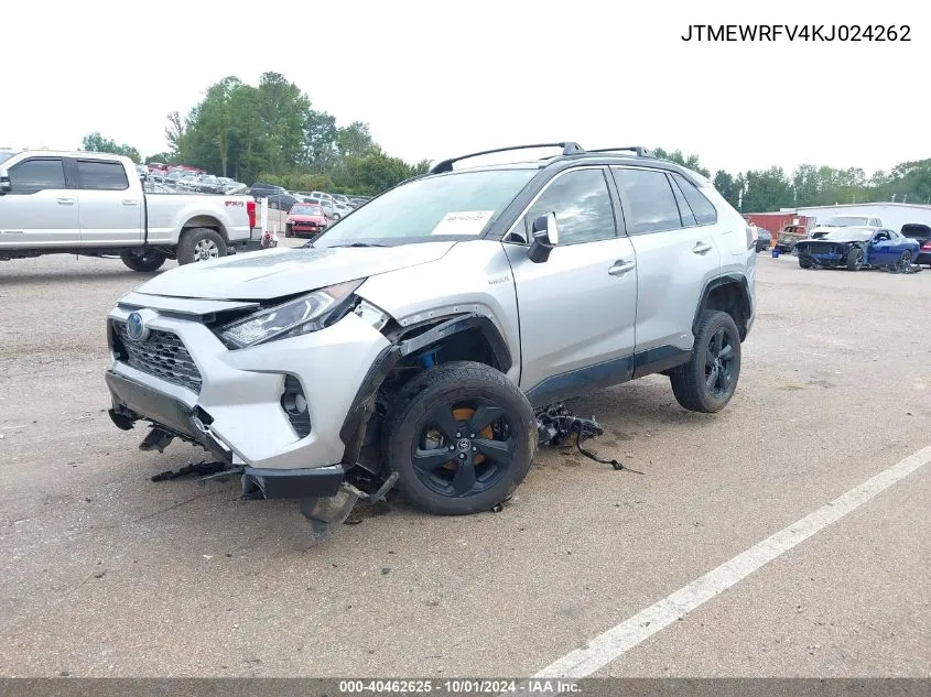 2019 Toyota Rav4 Xse VIN: JTMEWRFV4KJ024262 Lot: 40462625