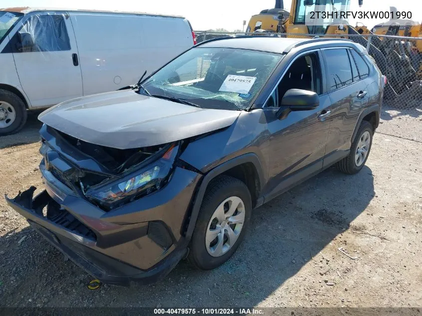 2T3H1RFV3KW001990 2019 Toyota Rav4 Le