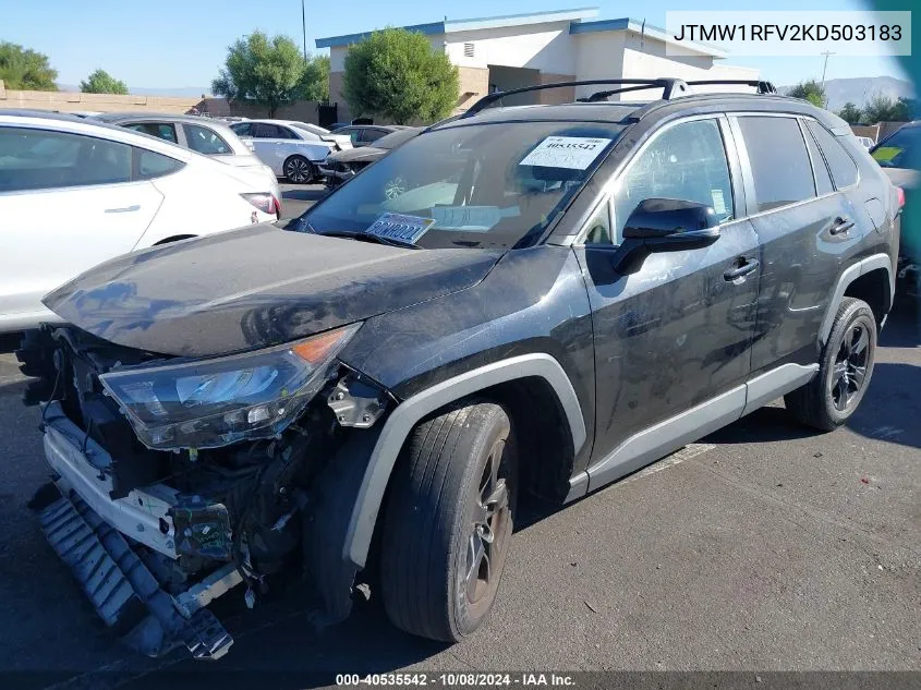 2019 Toyota Rav4 Xle VIN: JTMW1RFV2KD503183 Lot: 40535542