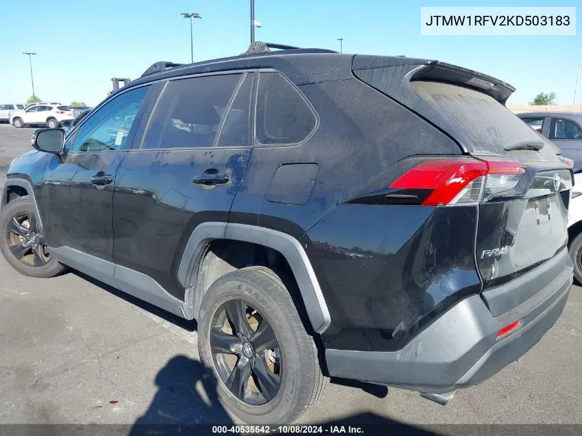 2019 Toyota Rav4 Xle VIN: JTMW1RFV2KD503183 Lot: 40535542