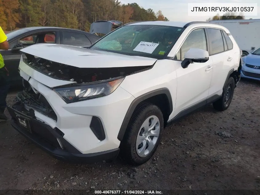 2019 Toyota Rav4 Le VIN: JTMG1RFV3KJ010537 Lot: 40676377