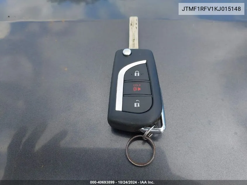 JTMF1RFV1KJ015148 2019 Toyota Rav4 Le