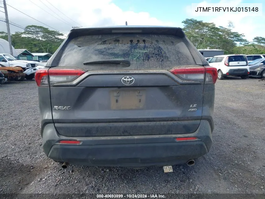 JTMF1RFV1KJ015148 2019 Toyota Rav4 Le