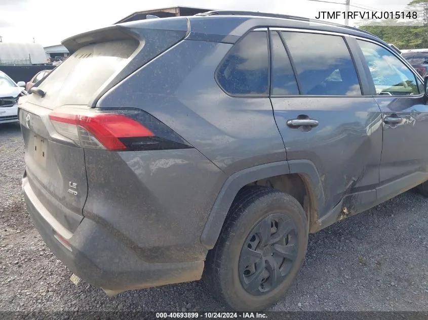 JTMF1RFV1KJ015148 2019 Toyota Rav4 Le