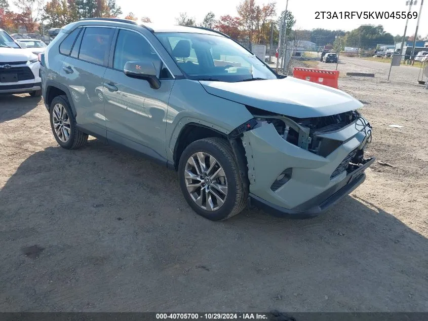 2019 Toyota Rav4 Xle Premium VIN: 2T3A1RFV5KW045569 Lot: 40705700