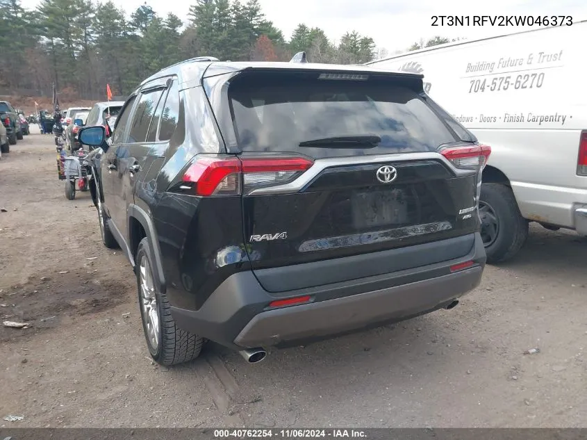 2019 Toyota Rav4 Limited VIN: 2T3N1RFV2KW046373 Lot: 40762254