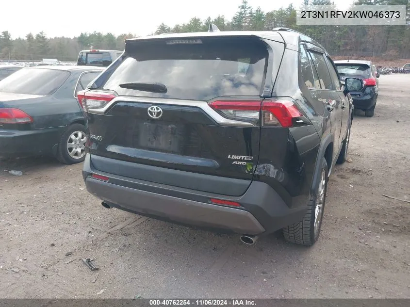 2019 Toyota Rav4 Limited VIN: 2T3N1RFV2KW046373 Lot: 40762254