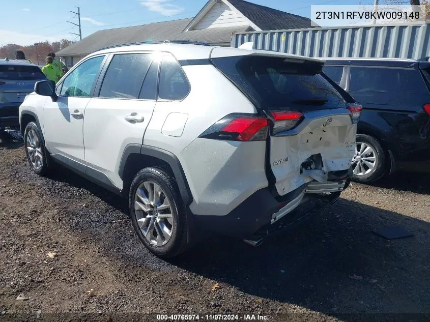 2019 Toyota Rav4 Limited VIN: 2T3N1RFV8KW009148 Lot: 40765974